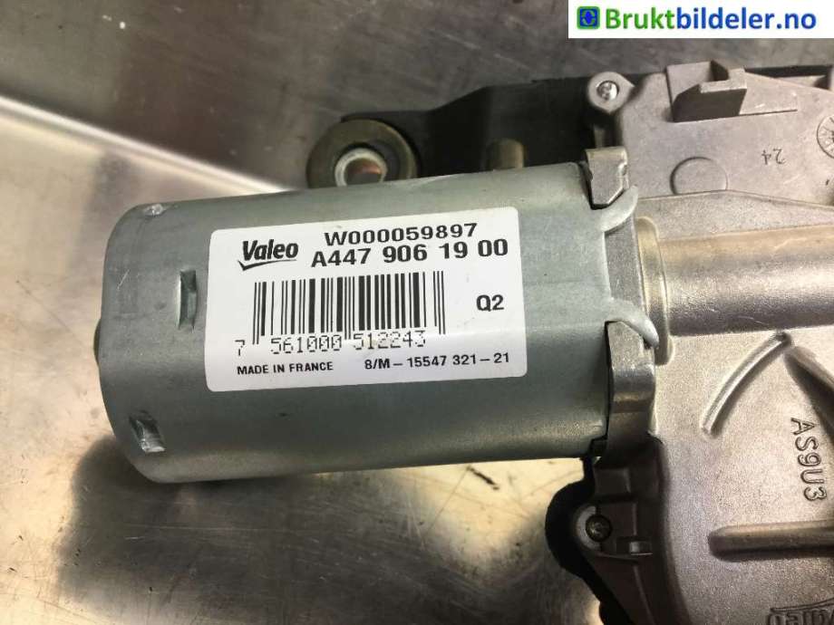 Viskermotor bakrute til Mercedes Vito 2014-->> (W447) (W447) (MERCEDES|A 447 906 19 00|W000059897|)
