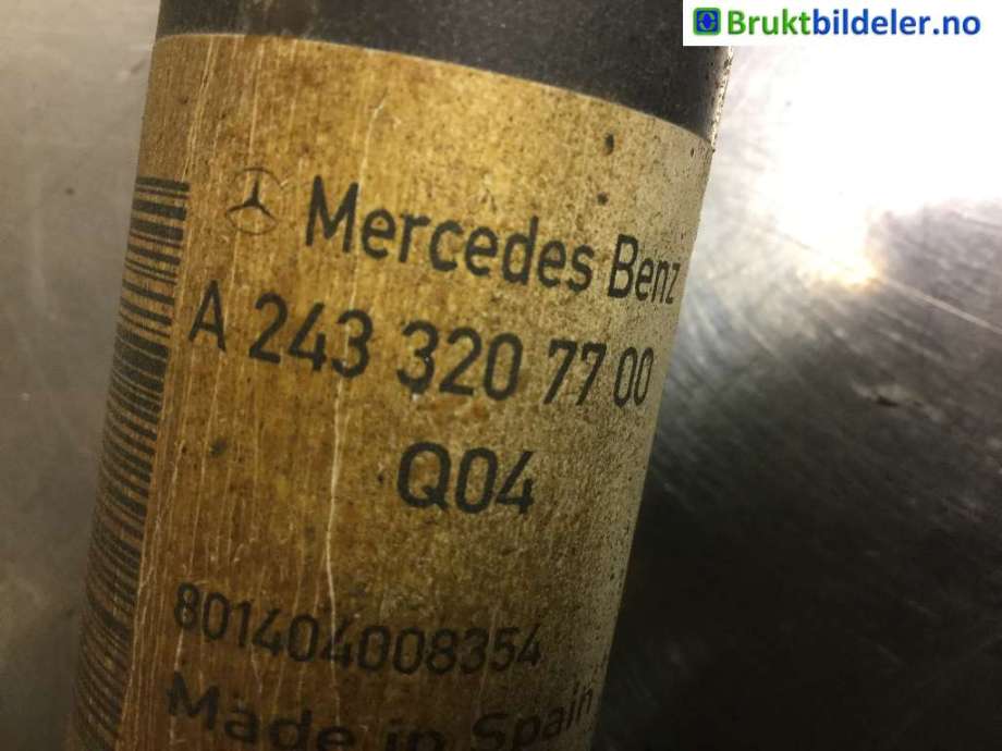 Støtdemper bak til Mercedes EQA 2021-->>  (A 243 320 77 00|)