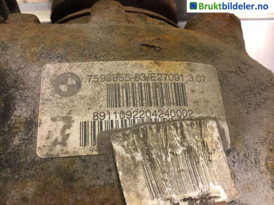 Kardang klokke bak til BMW 3-Serie 2005-2011 (E90/E91/E92/E93) (E90/E91/E92/E93) (BMW|7541580-02|E27091|)