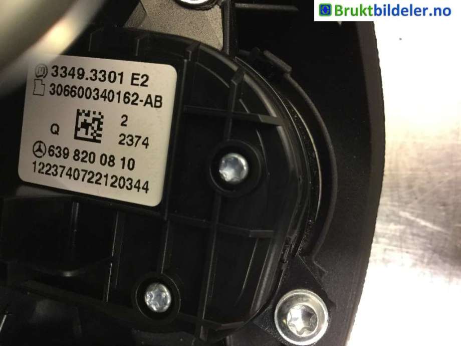 Airbag rattpute til Mercedes Vito/Viano 2010-2014 (Fase 2) (W639) (W639) (MERCEDES|A 639 860 03 00|)