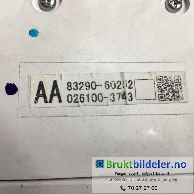 Styreenhet diverse til Toyota Land Cruiser 120 2002-2009  (TOYOTA|83290-60252|)