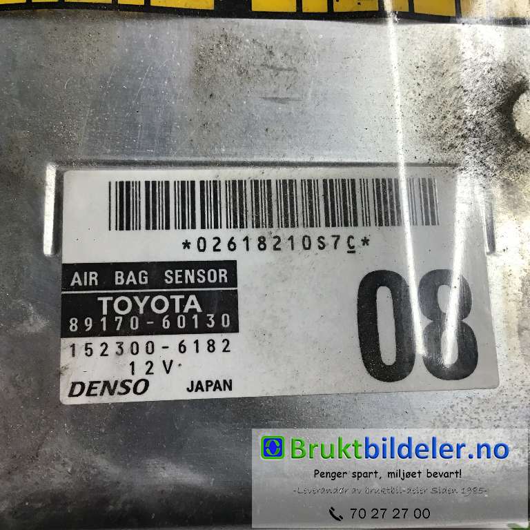 Airbag elektronikk til Toyota Land Cruiser 120 2002-2009  (TOYOTA|89170-60130|)