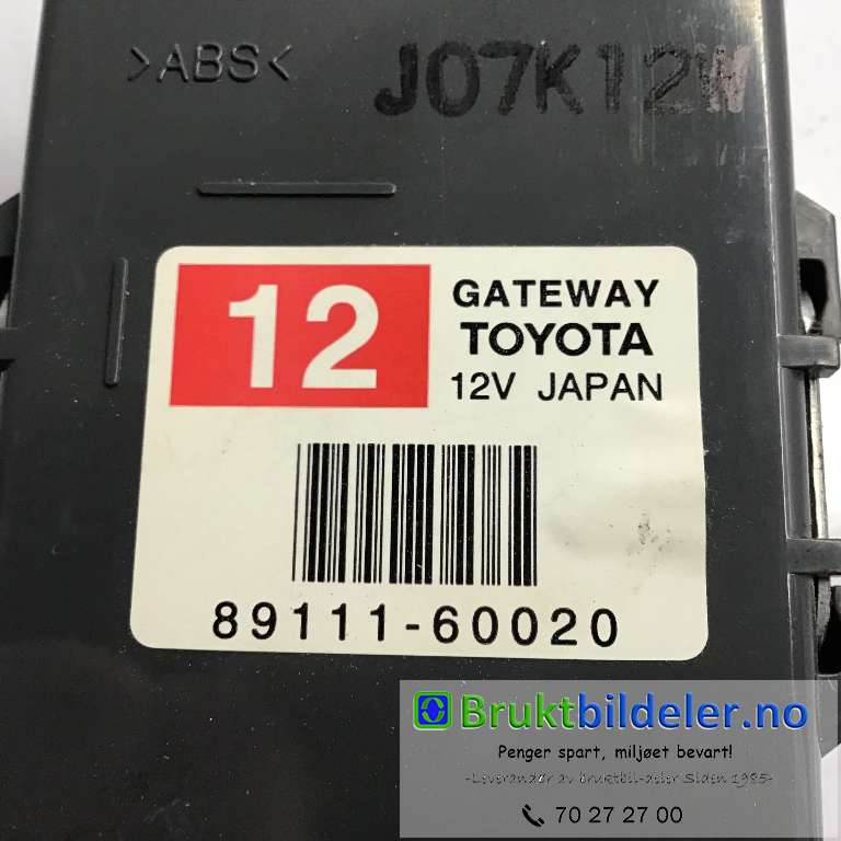 Styreenhet diverse til Toyota Land Cruiser 120 2002-2009 (TOYOTA|89111-60020|)