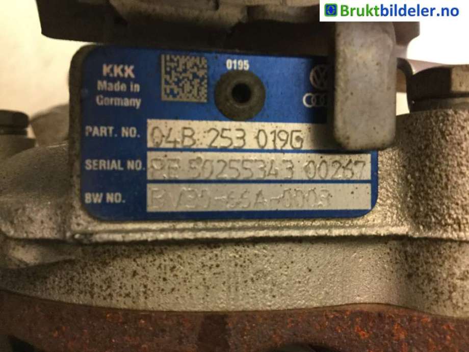 Turbo til Škoda Fabia 2014-2021 (Type III)  (SKODA|04E 145 721 L||04B 971 858 A)
