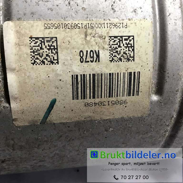 Katalysator til Citroën Berlingo 2015-2019 (Type II, Fase 2)  (CITROEN|9805130480||K678)