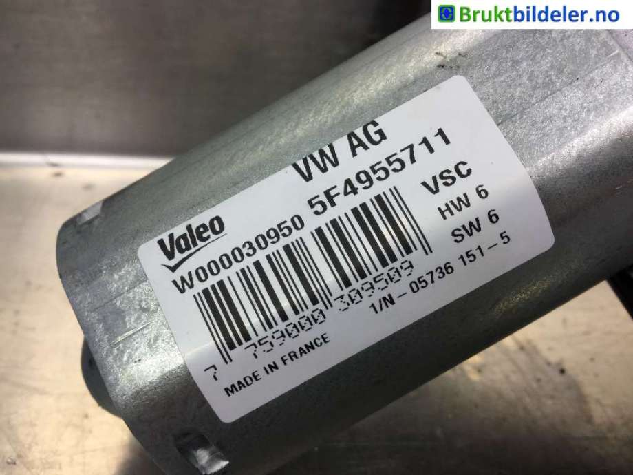 Viskermotor bakrute til Škoda Fabia 2014-2021 (Type III)  (SKODA|5F4 955 711|)