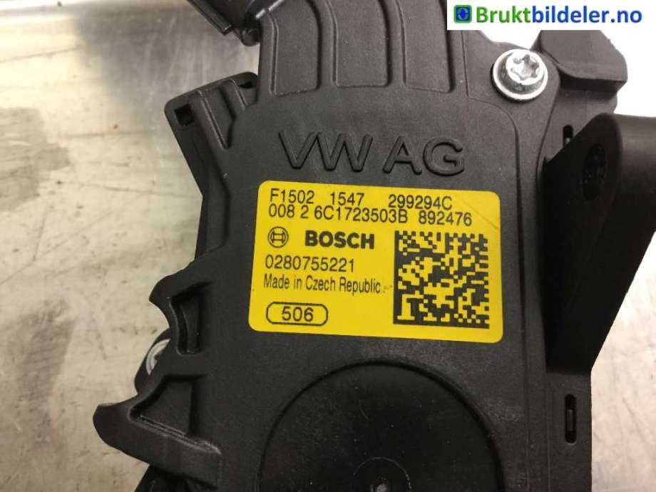 Pedal gass til Škoda Fabia 2014-2021 (Type III) (SKODA||0 280 755 221)