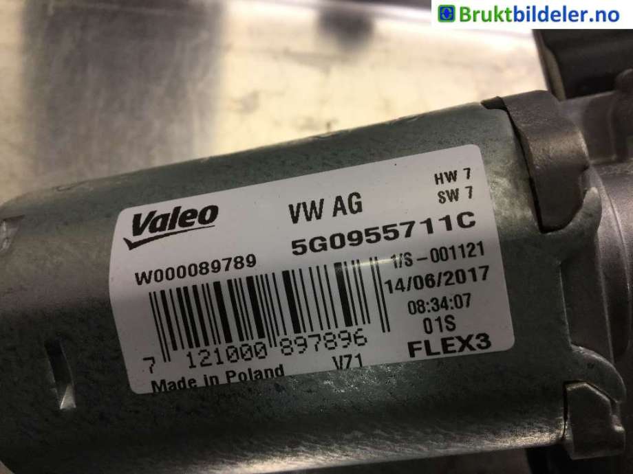 Viskermotor bakrute til VW Passat 2015-2019 (Fase 1) (B8) (B8) (VOLKSWAGEN|5G0 955 711 C|W000089789|)