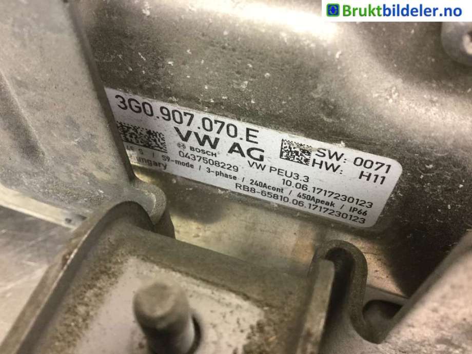 Inverter hybrid til VW Passat 2015-2019 (Fase 1) (B8) (B8) (VOLKSWAGEN||0 437 508 229|3G0 907 070 E)