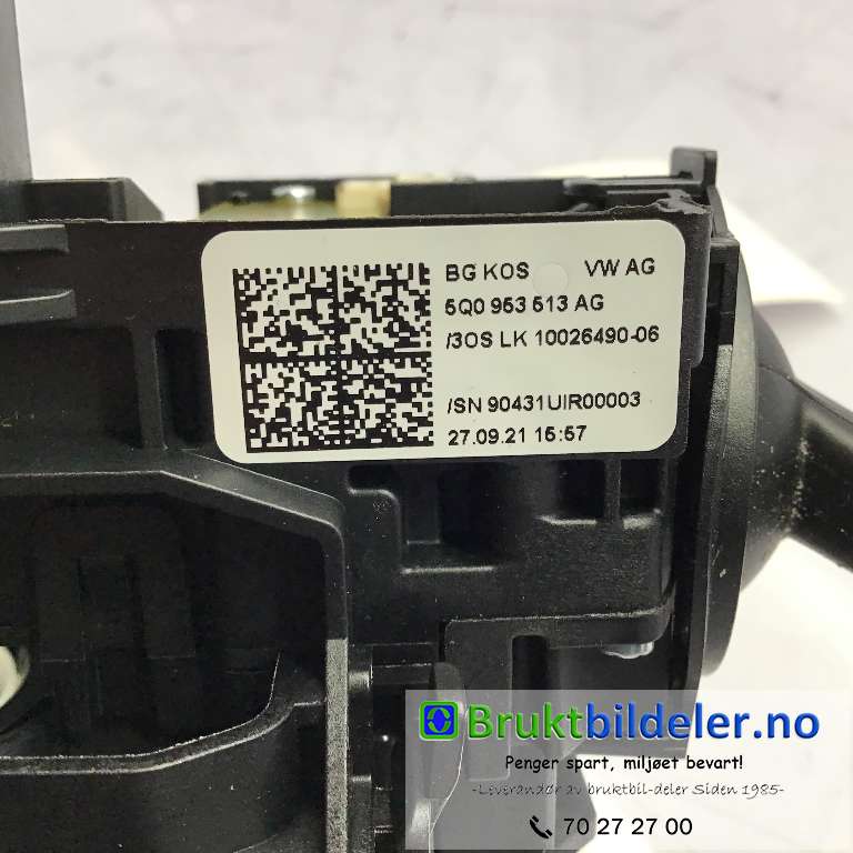 Bryter combi til Škoda Octavia 2013-2016 (Type III, Fase 1)  (SKODA|5Q0 963 513 AG|)