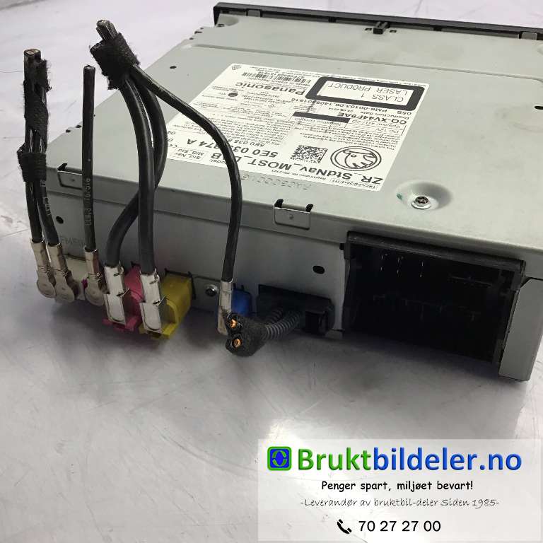 Bilstereo diverse til Škoda Octavia 2013-2016 (Type III, Fase 1)  (SKODA|5E0 035 874 A|)