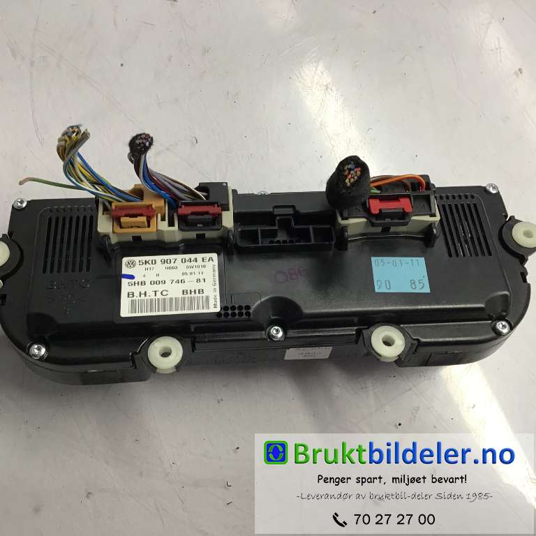 Varmeapparat betjening til VW Golf VI 2008-2012  (VOLKSWAGEN|5K0 907 044 EA|5HB 009 746-81|)