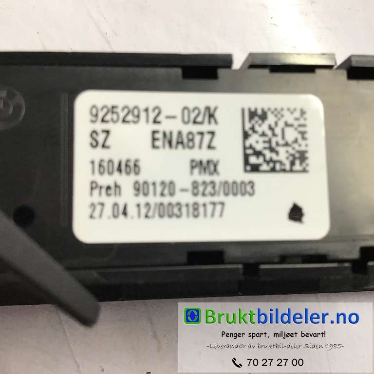 Bryter diverse til BMW 1-Serie 2011-2015 (Fase 1) (F20/F21) (F20/F21) (BMW|9252912-02K|160466|)