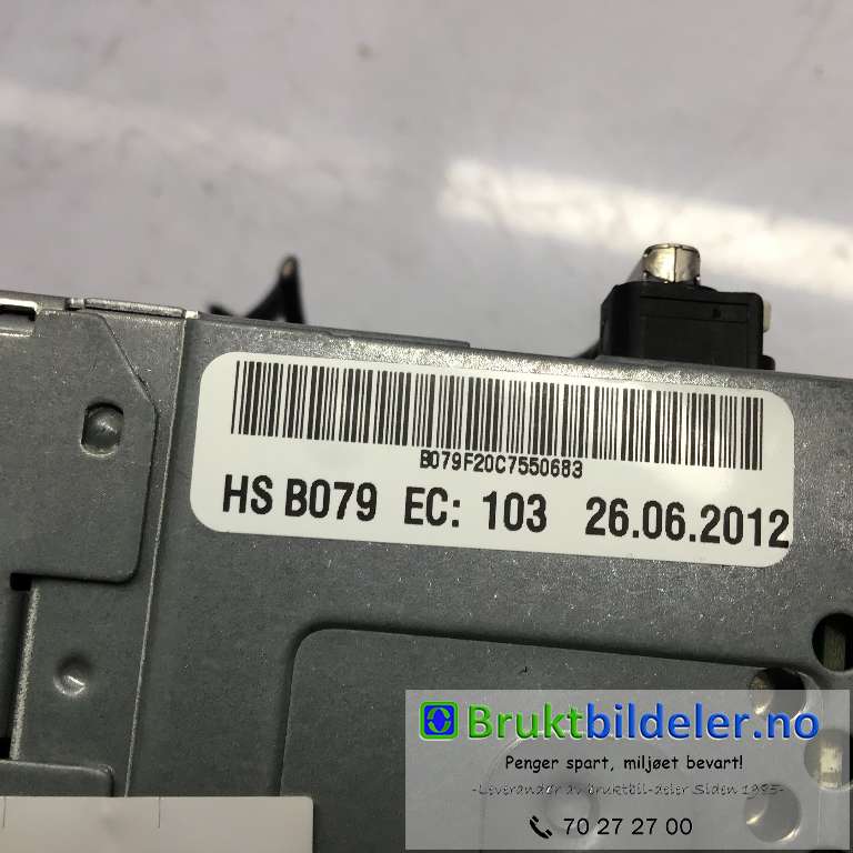 Bilstereo til BMW 1-Serie 2011-2015 (Fase 1) (F20/F21) (F20/F21) (BMW|6512CI9 286 464 01|)