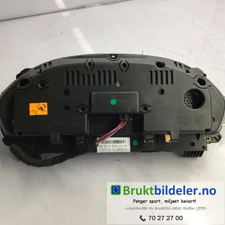 Instrumentpanel til BMW 3-Serie 2012-2018 (F30/F31/F34) (F30/F31/F34) (BMW|62 10 9 277 581|176494 11|)