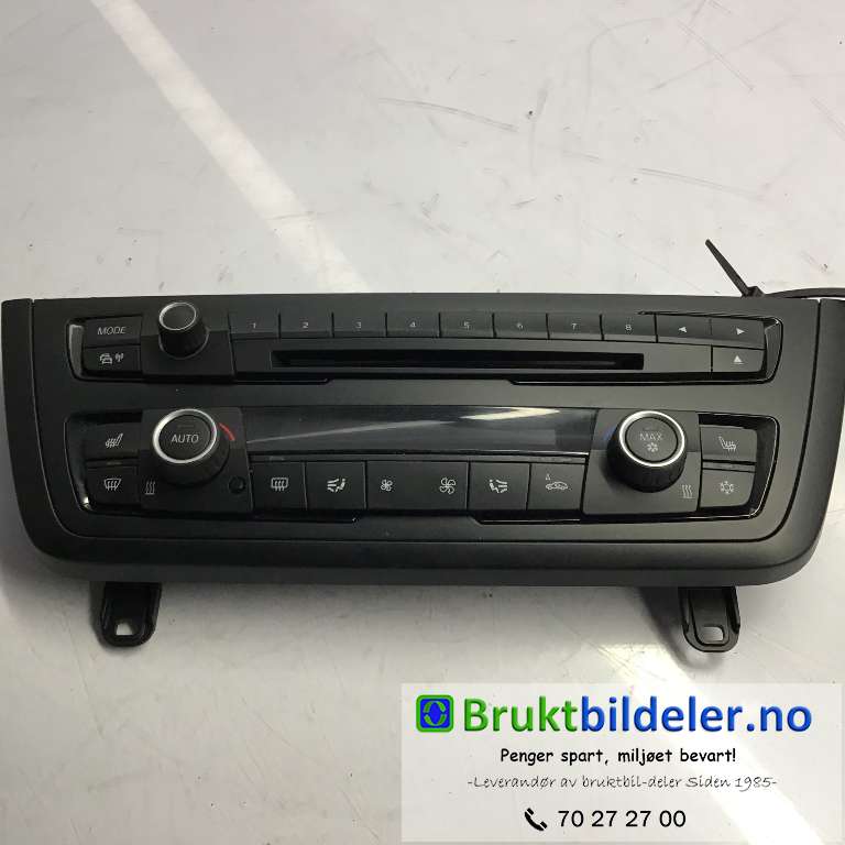 Varmeapparat betjening til BMW 3-Serie, 2012-2018 (F30/F31/F34) (F30/F31/F34) (BMW|64 11 9 226 784-03)