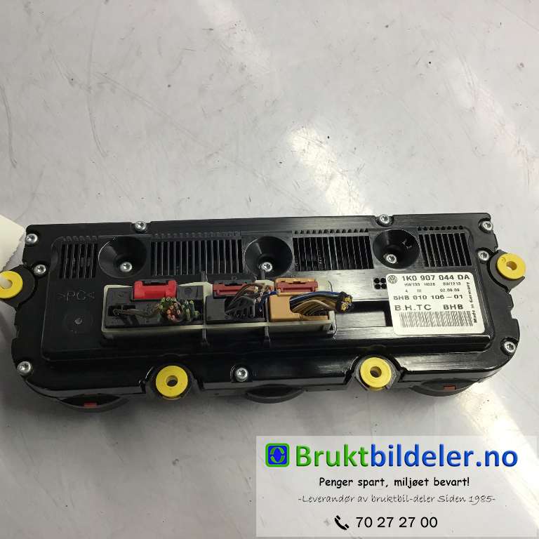 Varmeapparat betjening til VW Tiguan 2007-2011 (Type I, Fase 1)  (VOLKSWAGEN|1K0907044DA|5HB 010 106-01|)