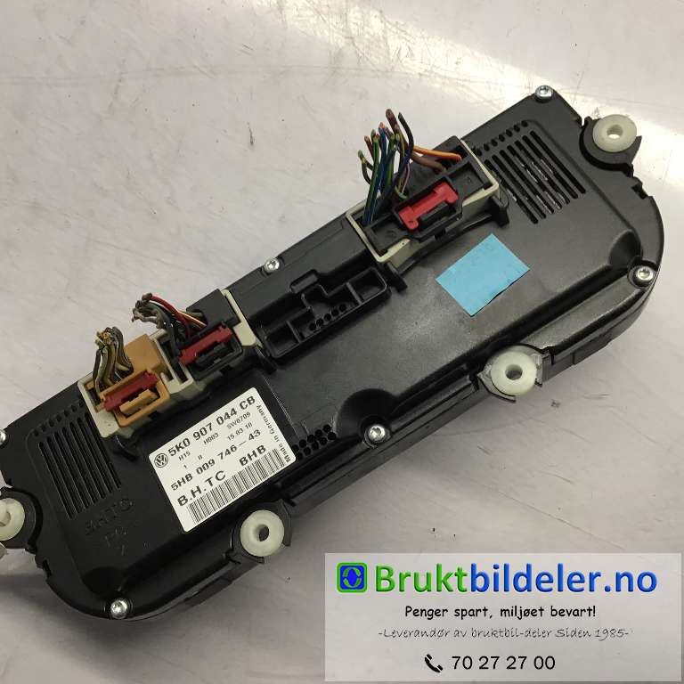 Varmeapparat betjening til VW Golf VI 2008-2012  (VOLKSWAGEN|5K0 907 044 CB|5HB 009 746-43|)