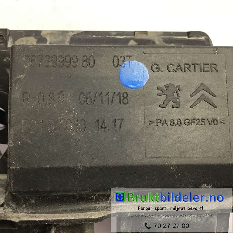 Diverse deler til Peugeot Partner 2019-->> (Type III)  (CITROEN|96739999 80|)
