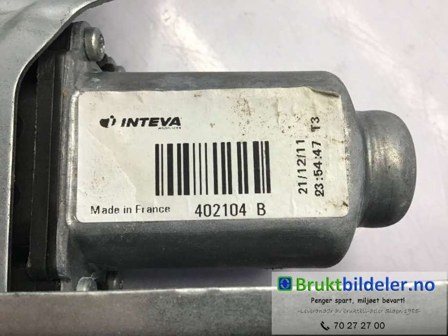 Ruteheis høyre foran til Peugeot Partner 2008-2015 (Type II, Fase 1)  (PEUGEOT|96 805 578 80|)