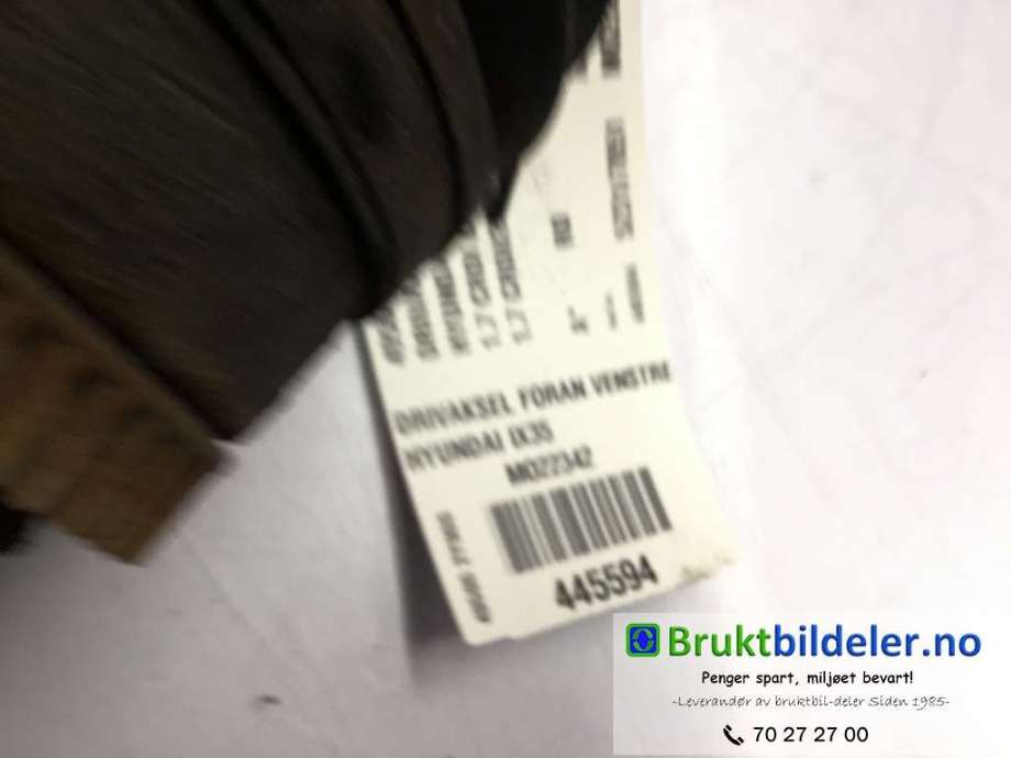 Drivaksel høyre foran til Hyundai Ix35 2010-2015  (HYUNDAI|49501 2Y900|)