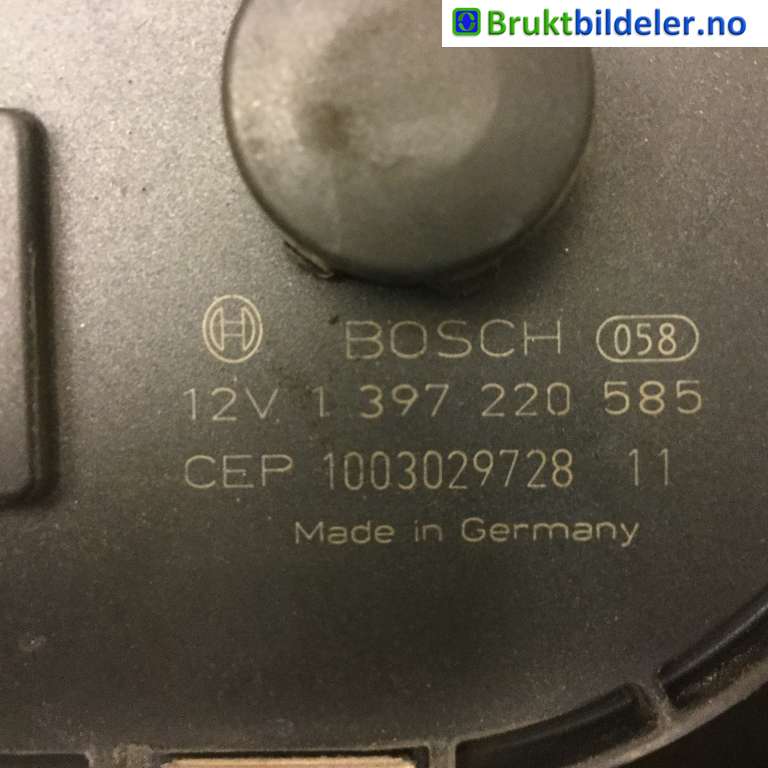 Viskermotor frontrute til Volvo V50 2007-2012 (Fase 2)  (VOLVO||1 397 220 585)