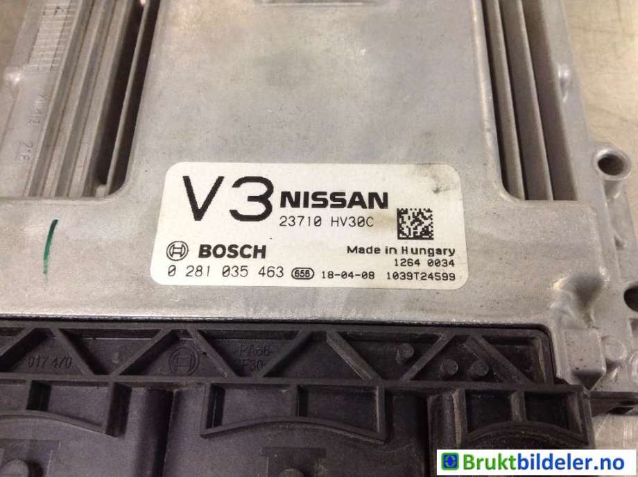 Styreenhet motor til Nissan Qashqai 2014-2021 (Type II)  (NISSAN|23710 HV30C|0 281 035 463|)