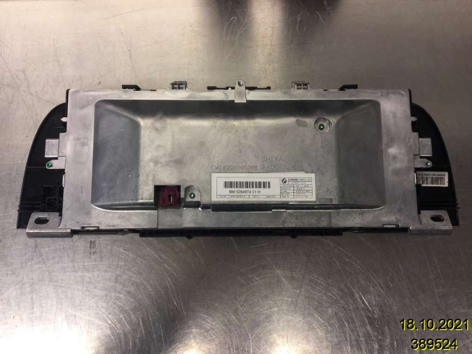 Multimedia display (MCU - Media Controller Unit) til BMW 5-Serie 2010-2017 (F10/F11) (F10/F11) (BMW|65 50 9 266 384|990001555|BM 9284974 01 H)