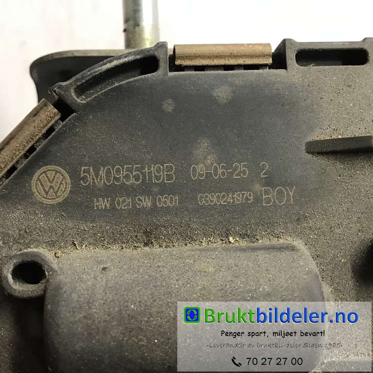 Viskermotor frontrute til VW Golf, Plus/Cross 2009-2013 (Fase 2)  (VOLKSWAGEN|5M0 955 119 B|1 397 220 501|)