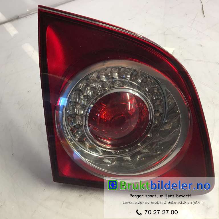 Baklykt venstre indre til VW Golf, Plus/Cross 2009-2013 (Fase 2) (VOLKSWAGEN|5M0 945 093 M|89091210|)