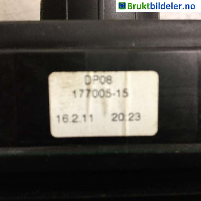 Varmeapparat betjening til VW Transporter / Caravelle 2009-2015 (Fase 2) (T5) (T5) (VOLKSWAGEN|7E5 907 047 AG|5HB 010 259-49|)