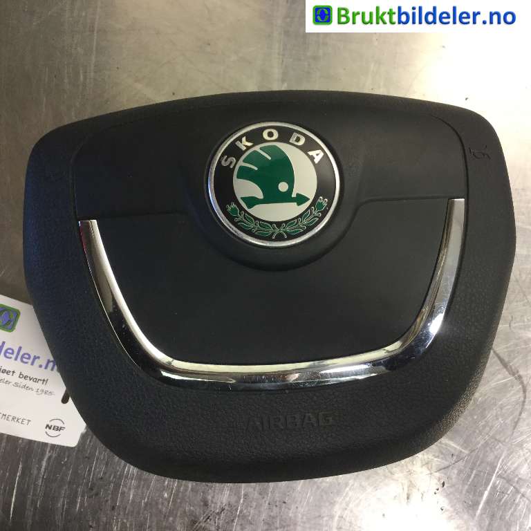 Airbag rattpute til Škoda Superb, 2008-2015 (Type II)  (SKODA|1Z0 880 201 AK)