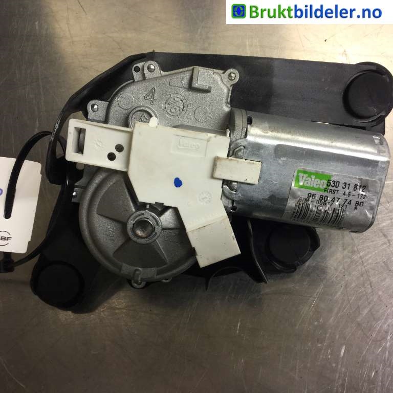 Viskermotor bakrute til Peugeot 3008, 2009-2016 (Type I)  (PEUGEOT|9680477480)