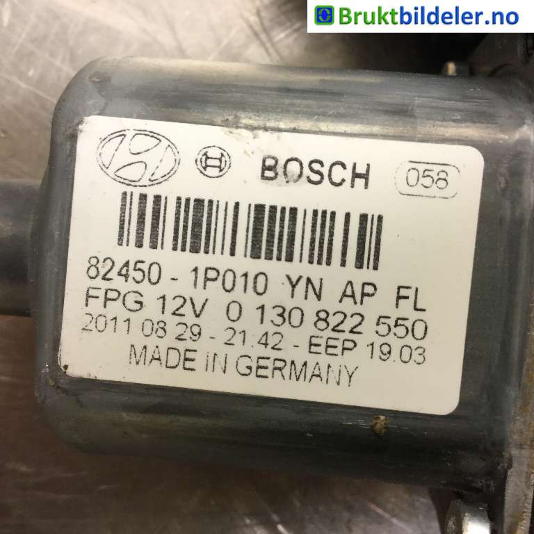 Ruteheis venstre foran til Hyundai Ix20 2010-2017  (HYUNDAI|82450-1P010|0 130 822 550|)