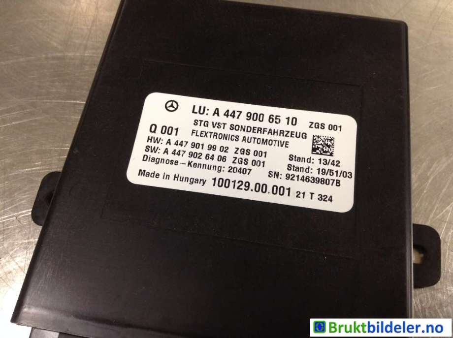Styreenhet diverse til Mercedes Vito 2014-->> (W447) (W447) (MERCEDES|A 447 900 65 10|)