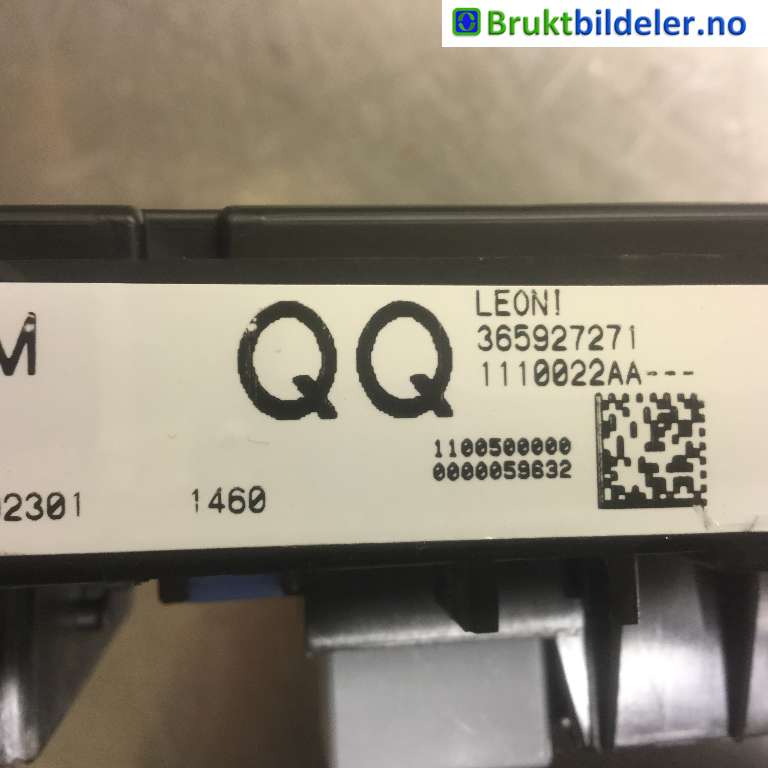 Sikringsboks til Opel Astra J 2010-2015 (OPEL|13302301|1110022AA|365927271)