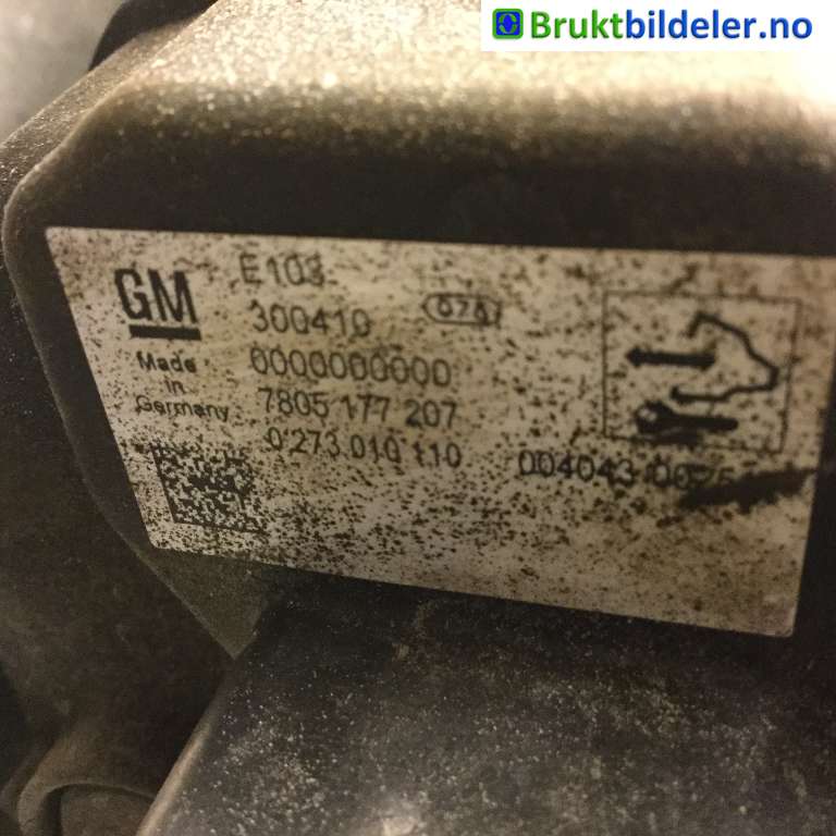 Tannstang elektrisk til Opel Astra J 2010-2015  (OPEL|E103300419|0 273 010 110|)