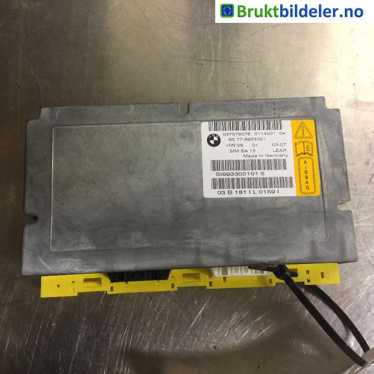 Airbag elektronikk til BMW 7-Serie, 2000-2008 (E65/E66/E67/E88) (E65/E66/E67/E88) (BMW|65.77-6933021)