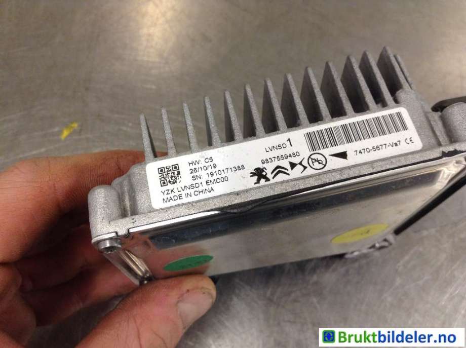 Styreenhet batteri til Peugeot 208 2019-->> (Type II)  (PEUGEOT|9837559480|)