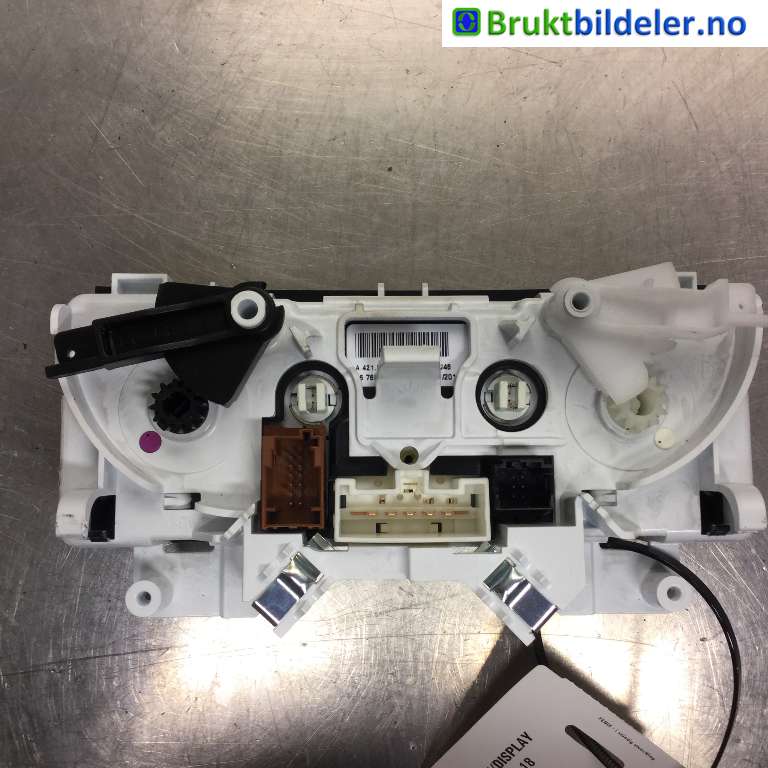 Varmeapparat betjening til Peugeot Partner 2015-2019 (Type II, Fase 2)  (PEUGEOT|9876532480|A.421.046.0.0|)