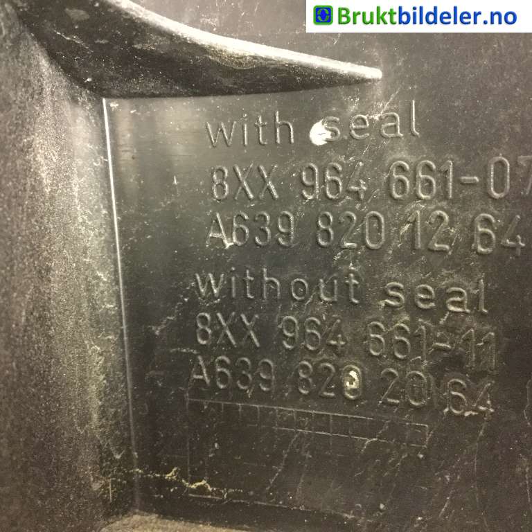 Baklykt venstre til Mercedes Vito/Viano 2010-2014 (Fase 2) (W639) (W639) (MERCEDES|A 639 820 20 64||964 669-00)