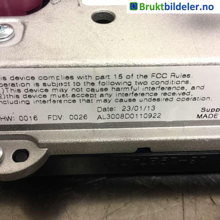 Instrument kjørecomputer til BMW 3-Serie 2012-2018 (F30/F31/F34) (F30/F31/F34) (BMW|9292248-02|)