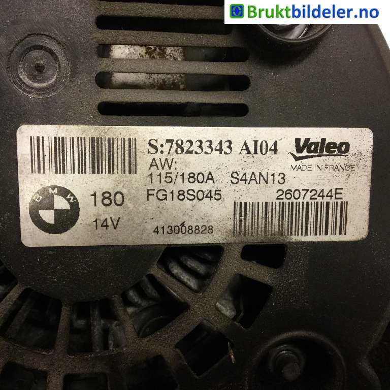 Dynamo til BMW 3-Serie 2012-2018 (F30/F31/F34) (F30/F31/F34) (BMW|12 31 8 578 608|7823343|FG18S045)