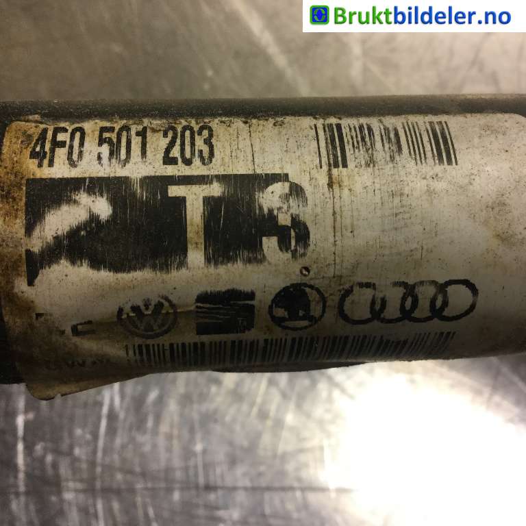 Drivaksel venstre bak til Audi A6, Allroad 2008-2011 (Type II, Fase 2) (C6) (C6) (AUDI|4F0 501 203 B|)