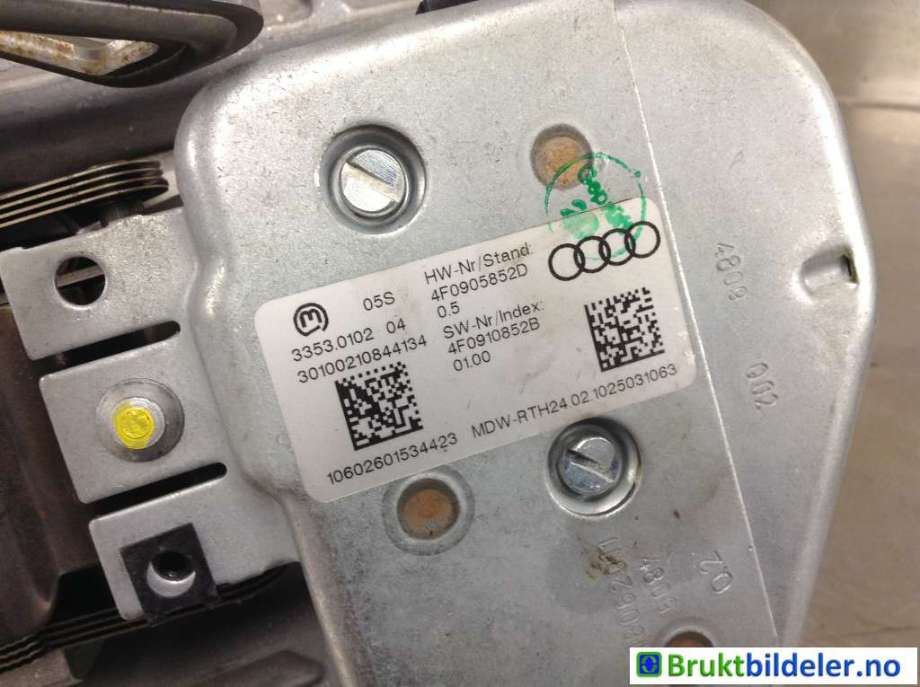 Rattaksel til Audi A6, Allroad 2008-2011 (Type II, Fase 2) (C6) (C6) (AUDI|4F0 419 512 P||4F0 905 852 D)