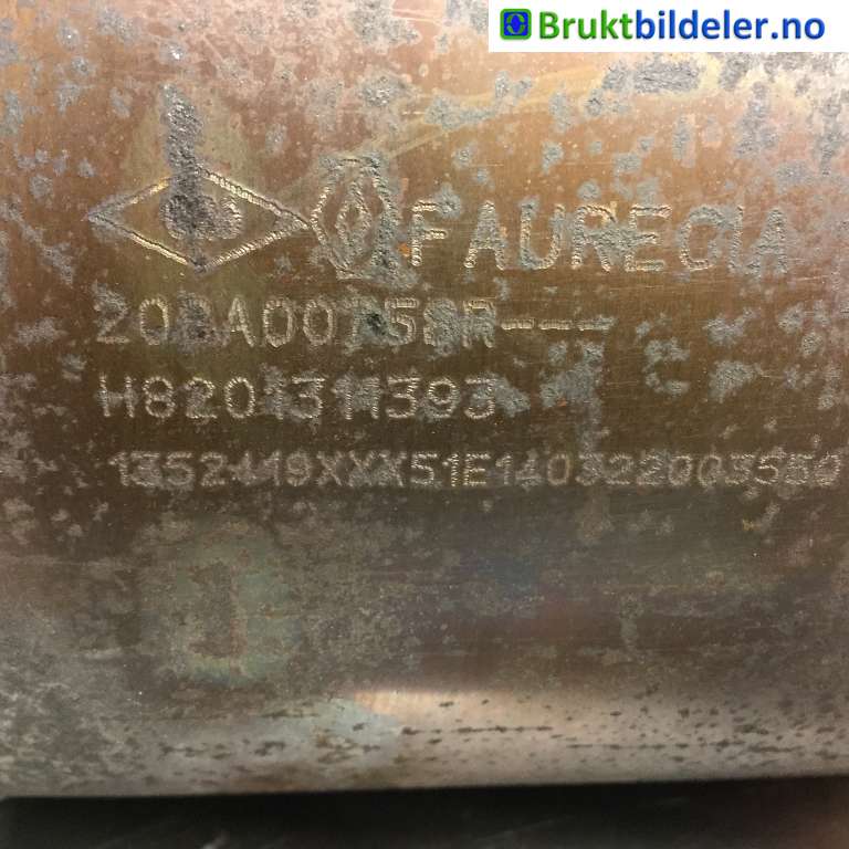 Partikkelfilter til Nissan X-Trail 2014-2022 (T32) (T32) (NISSAN|2090000Q1F|206A00758R|H8201311393)