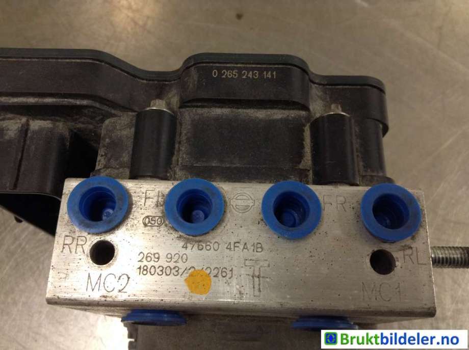 ABS sentral til Nissan E-NV200 2014-->>  (NISSAN|476604FA1B|2 265 106 455|0 265 956 531)