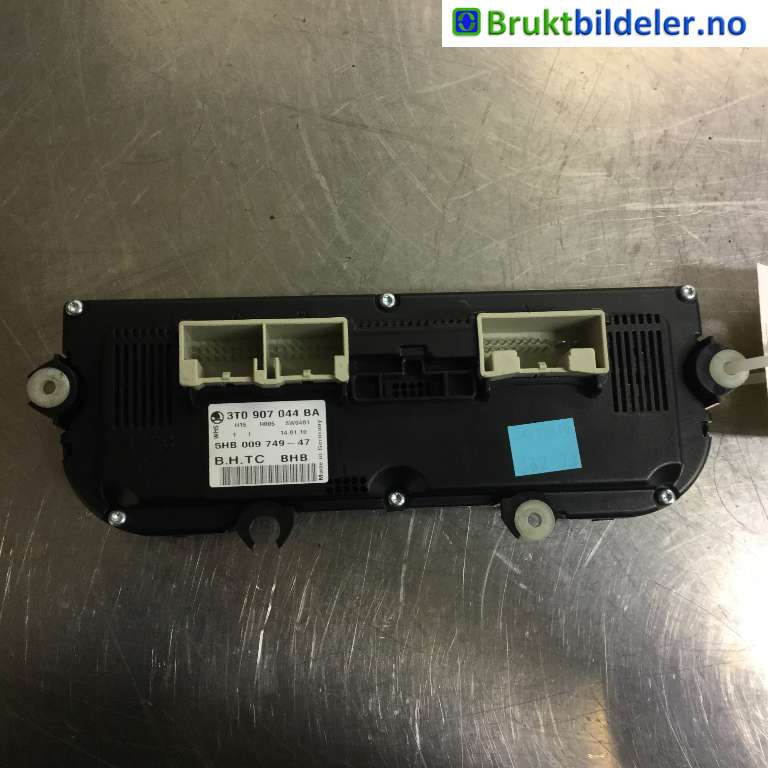 Varmeapparat betjening til Škoda Superb 2008-2015 (Type II)  (SKODA|3T0 907 044 BA|5HB 009 749-47|)