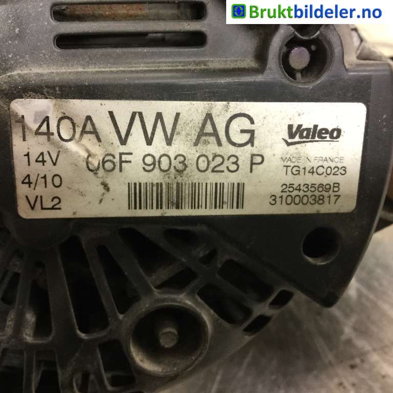 Dynamo til Škoda Superb 2008-2015 (Type II) (SKODA|06F 903 023 P|TG14C023|)