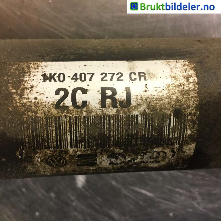 Drivaksel høyre foran til Škoda Superb 2008-2015 (Type II)  (SKODA|1K0 407 272 LF||1K0 407 272 CR)